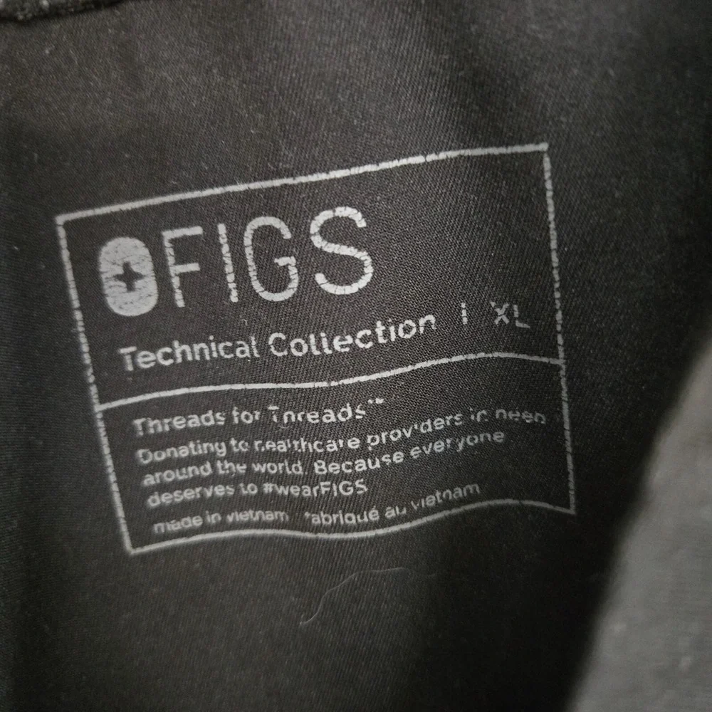 Figs Women Scrub Bottom XL Brown Zamora Jogger Zip Pockets Drawstring READ